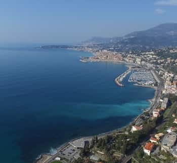 Villa WORONOF en Ventimiglia - Vista de Mónaco y la Costa Azul
